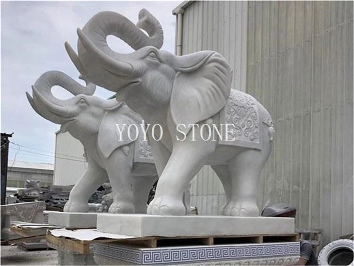 marble elephant statue