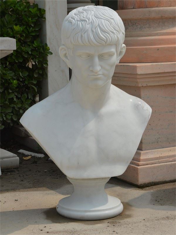 White Marble Bust