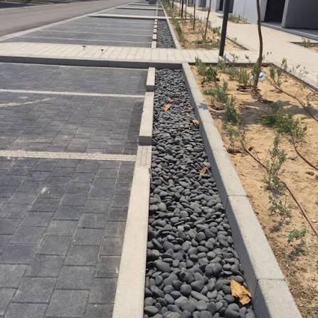 G603 Grey Granite Kerbstone Paver outdoor