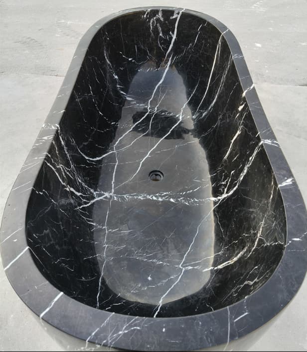 stone freestanding baths interior