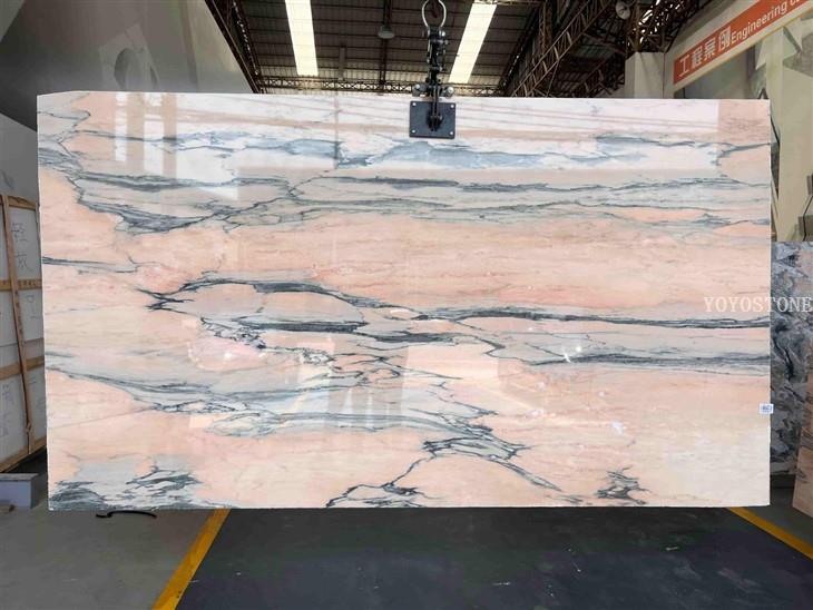 rose marble slab